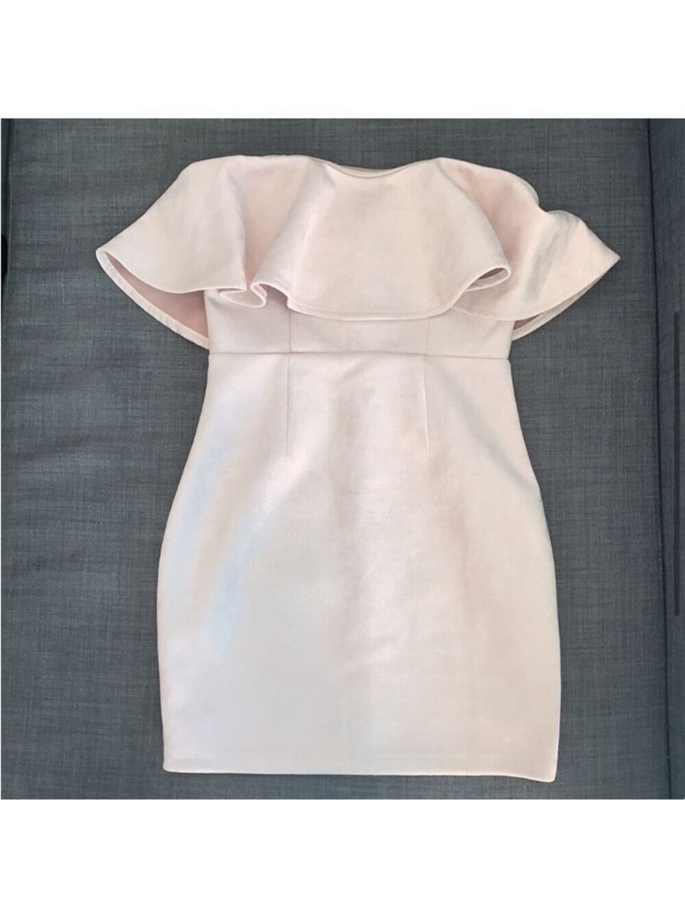 Superdown Revolve **Strapless** Ruffle **Mini Dress** NWT - Picture 4 of 8
